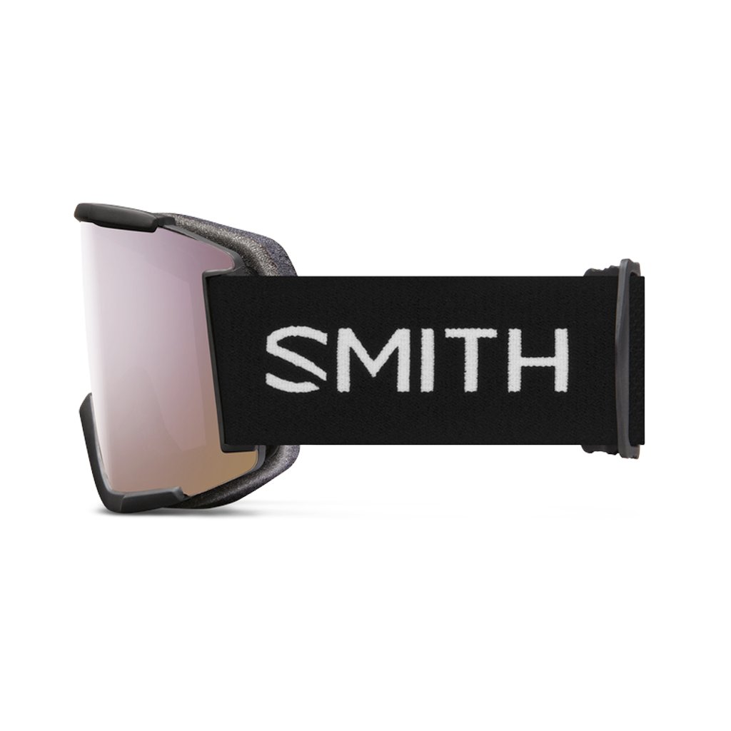 Goggles Smith Squad XL Black ChromaPop Everyday - Rose Gold Mirror - Genetik Sport