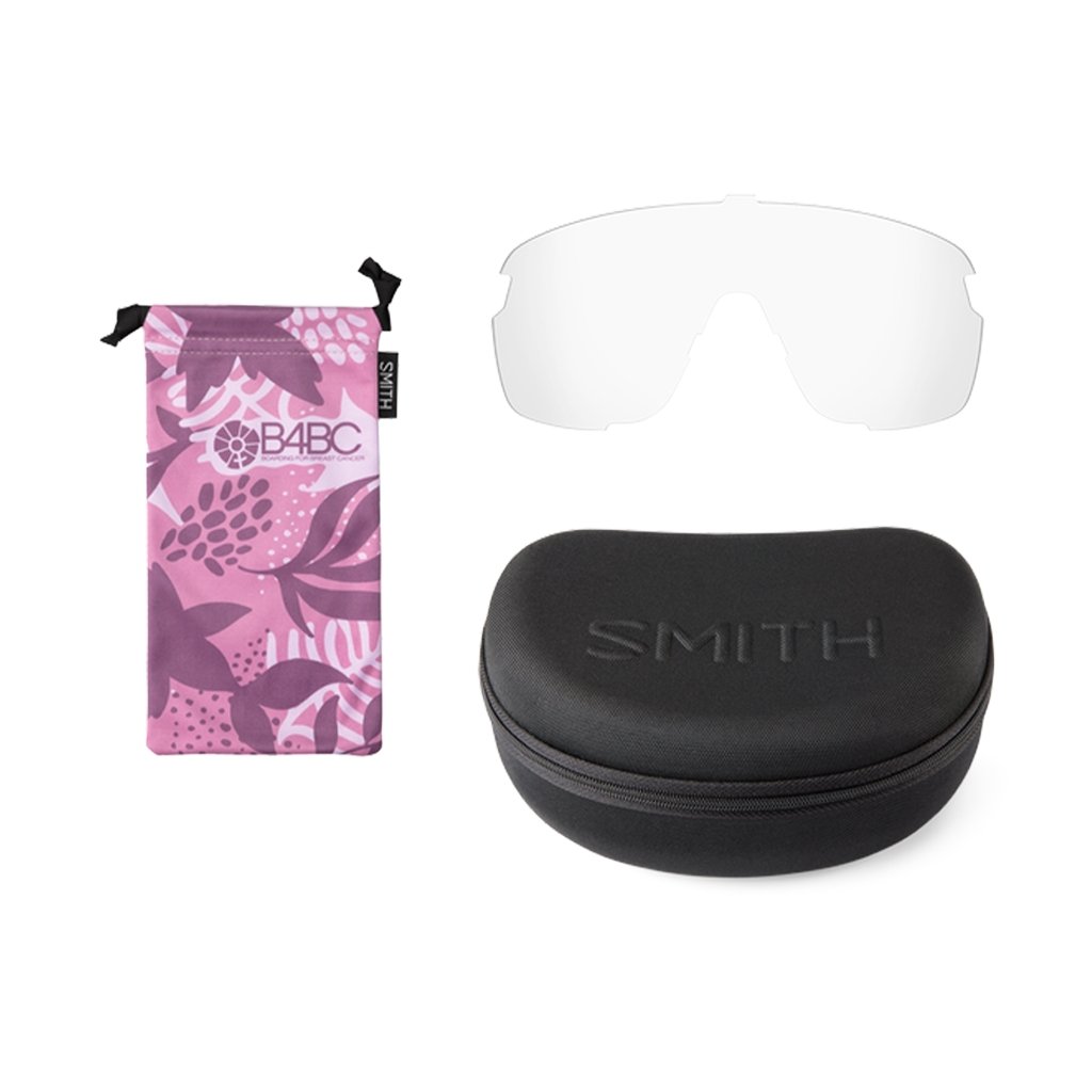 Smith Sunglasses Bobcat B4BC Chalk Rose/ChromaPop Rose Gold Mirror/Clear - Genetik Sport