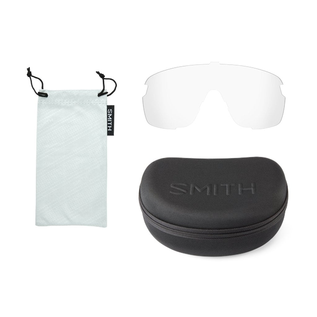 Smith Sunglasses Bobcat Matte Black/ChromaPop Black/Clear - Genetik Sport