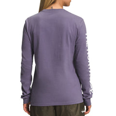 T-Shirt manches longues pour femmes The North Face Hit Graphic Tee Lunar Slate/White - Genetik Sport