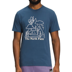 T-Shirt The North Face Places We Love Shady Blue - Genetik Sport