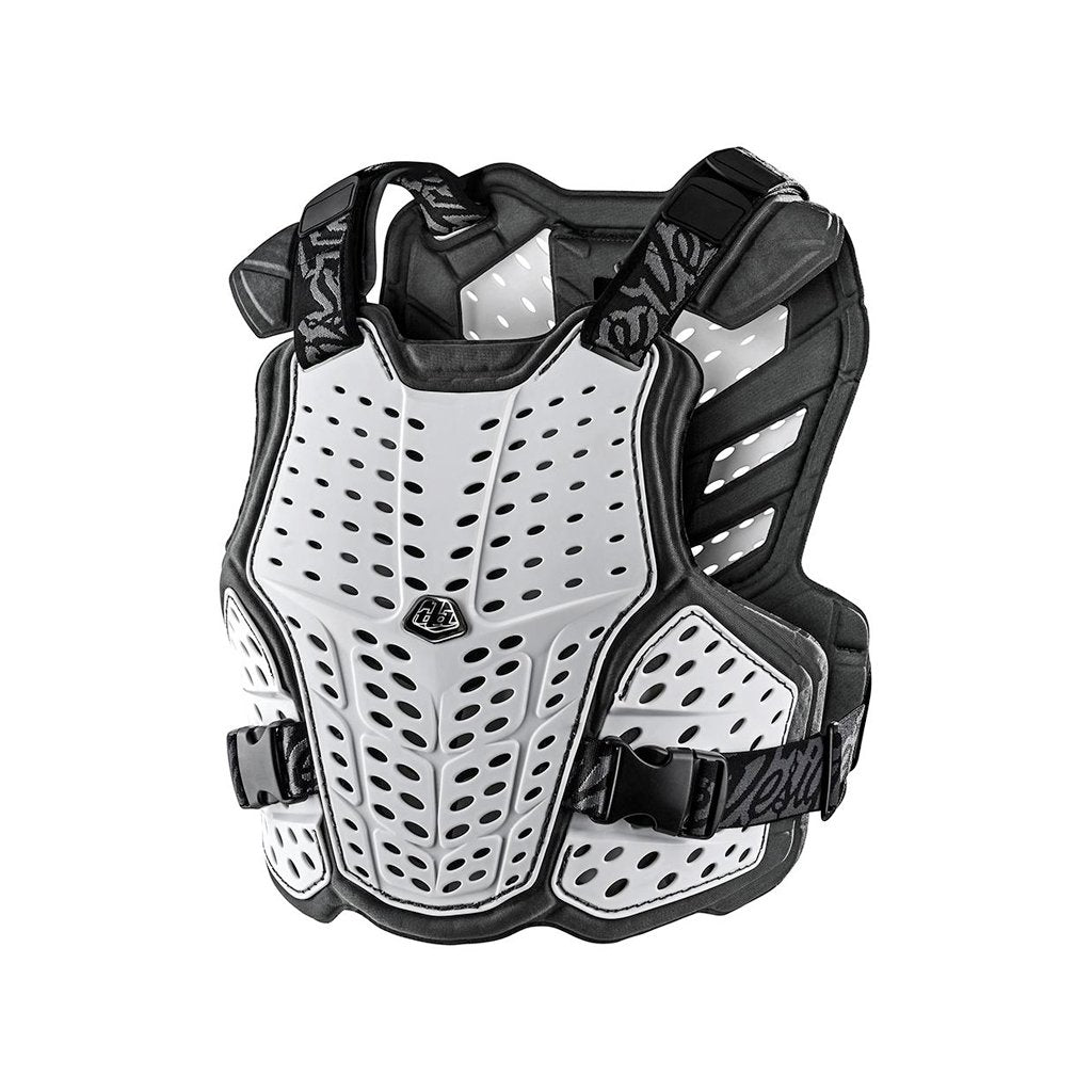 Chest Protector Troy Lee Designs Rockfight - Solid White - Genetik Sport